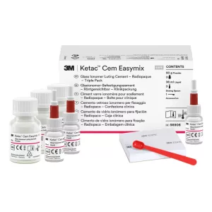   Ketac Cem Easymix klinikai készlet 3x30g por+3x12ml folyadék