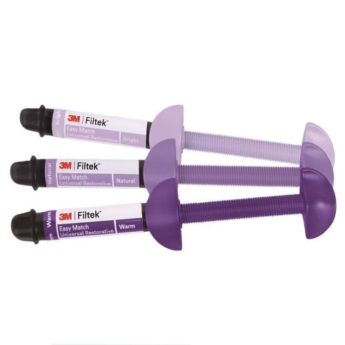 Filtek Easy Match kezdőkészlet 3x4g Bright, Natural, Warm színárnyalat
