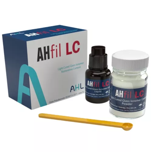 AHfil LC fényrekötő üvegionomer tömőcement 15g por+6ml folyadék 