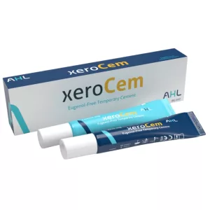   xeroCem eugenol mentes cinkoxid és EBA alapú ideiglenes ragasztócement 40g paszta+20g paszta