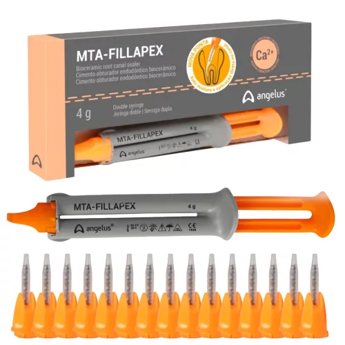 MTA-Fillapex biokerámia alapú gyökértömő paszta 4g+15db keverőcsőr Angelus