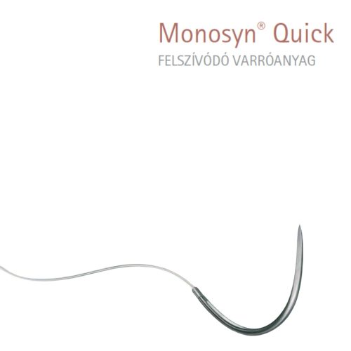 Monosyn Quick színtelen 4/0 (1.5) 45cm DS19 36db
