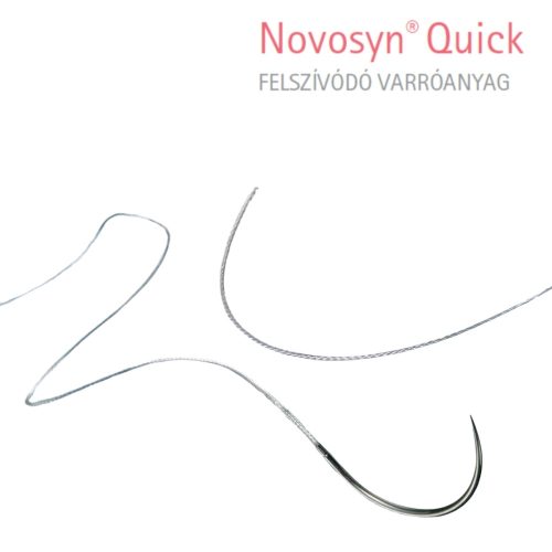 Novosyn Quick színtelen 5/0 (1) 70cm DS16 36db