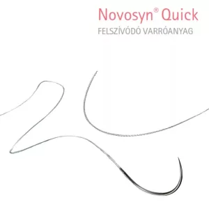 Novosyn Quick színtelen 3/0 (2) 70cm DS19 36db