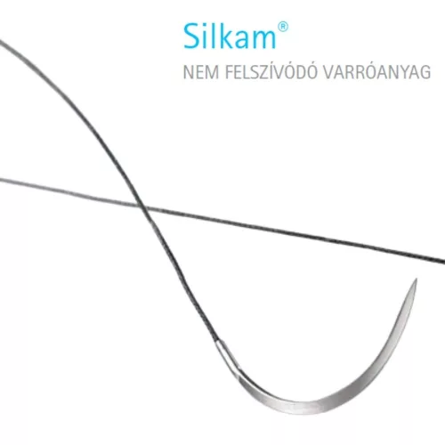 Silkam fekete 3/0 (2) 45cm DS19 4db