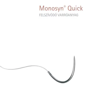 Monosyn Quick színtelen 3/0 (2) 45cm DS19 4db