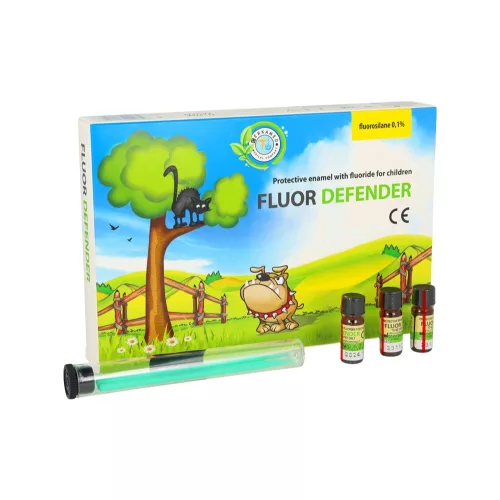 Fluor Defender Mini fluoridos lakk 3x1ml+applikátorok