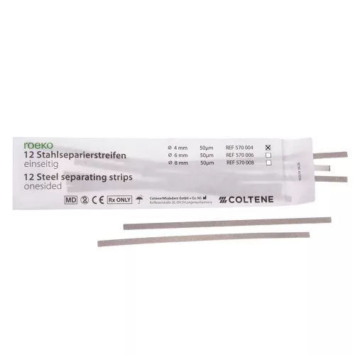 Fém reszelőcsík medium 4mm 12db Roeko