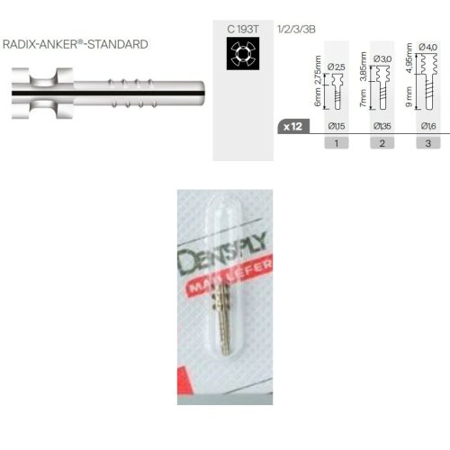 Radix-Anker Standard nemesacél gyökércsap utántöltő 1db
