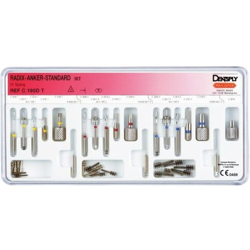 Radix-Anker Standard titánium gyökércsap készlet 195DT 1-es, 2-es, 3-as méret
