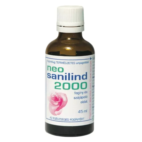 Neo Sanilind 2000 fogíny- és szájápoló oldat 45ml
