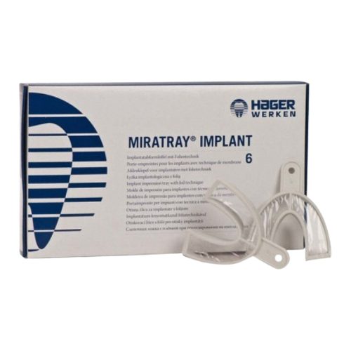 Lenyomatkanál Implant Miratray 6db