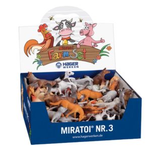 Miratoi No.3. farm készlet, műanyag állatok 100db