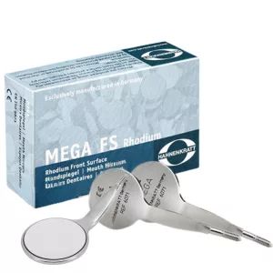   Tükörszem MEGA FS Rhodium SS 4-es 22mm sík 12db Hahnenkratt 