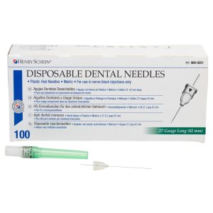   Injekciós tű, hosszú 27G 0.4x42mm zöld 900-0251 Henry Schein