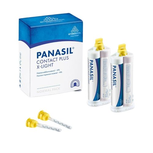 Panasil contact plus X-Light Normal pack 2x50ml+8db keverőcsőr