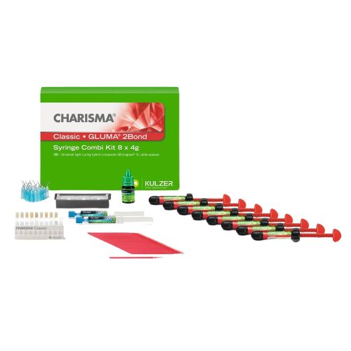 Charisma Classic Combi készlet 8x4g A1,A2,A3,A3.5,B2,C2,OA2,OA3+Gluma 2Bond 4ml+Gluma Etch 35% gel 2.5ml