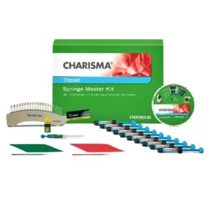   Charisma Topaz Master készlet 10x4g A1,A2,A3,A3.5,B2,C2,CL,OL,OM,OD+Gluma Bond Universal 4ml+Gluma Et