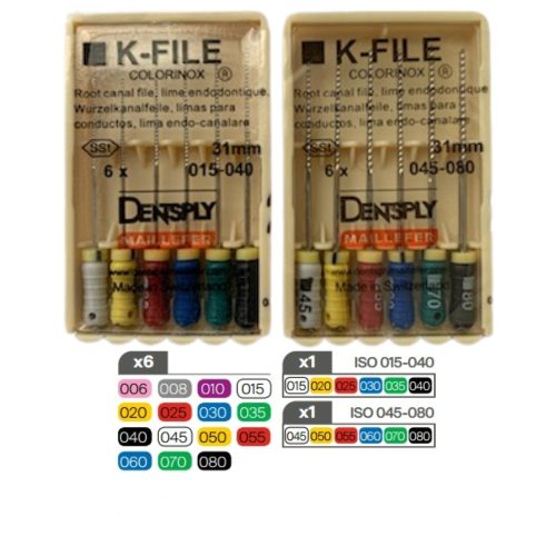 12D K-File 31mm dobozos 6db Maillefer