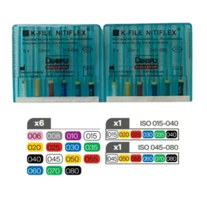 12N K-File Nitiflex 25mm dobozos 6db Maillefer