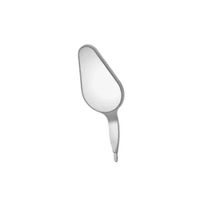   Tükörszem Dr. Comella, Rhodium, csepp alakú 4903/10RO 6db Medesy