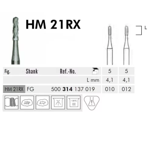 Koronafelvágó HM21RX 314 010 FG Meisinger 5db