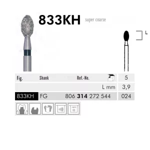 833KH fekete 314 024 FG Meisinger 5db