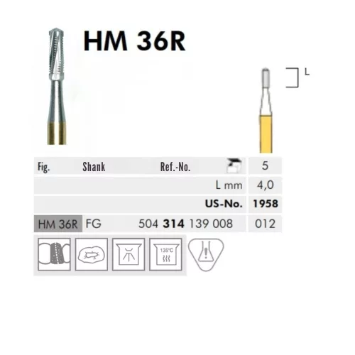 Koronafelvágó HM36R 316 012 FG Meisinger 5db