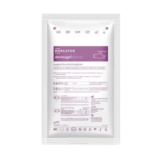 Dermagel Hybrid púdermentes steril gumikesztyű 1pár 