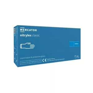   Nitrylex Classic nitrile púdermentes gumikesztyű, kék 100db 