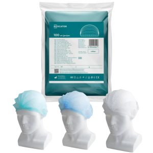 Nővérsapka gumis, harmonika, flíz, 100db