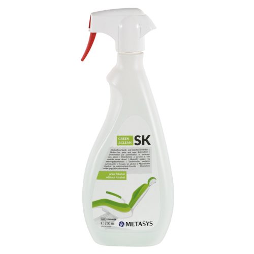 Green&Clean SK alkoholmentes felületfertőtlenítő habosító fejjel 750ml