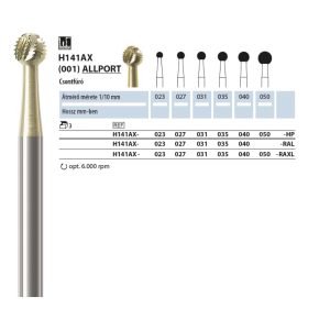 Csontfúró H141AX 031 HP NTI 3db