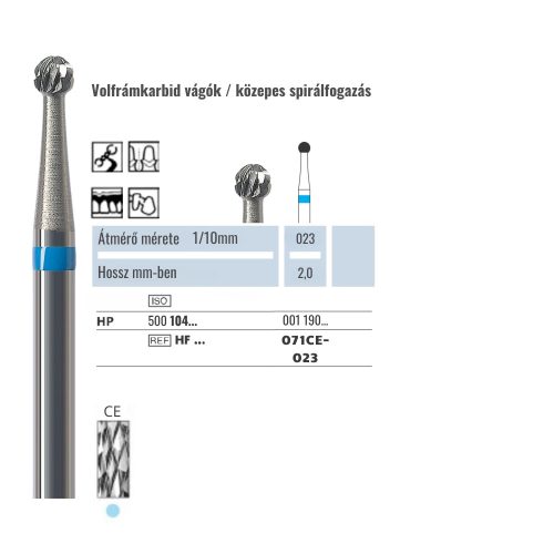 HF071CE 023 HP NTI 1db