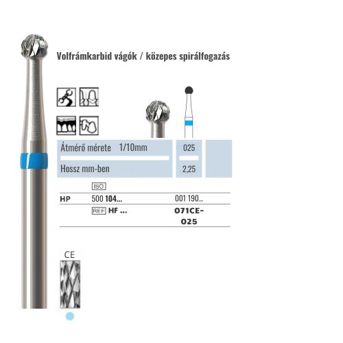 HF071CE 025 HP NTI 1db