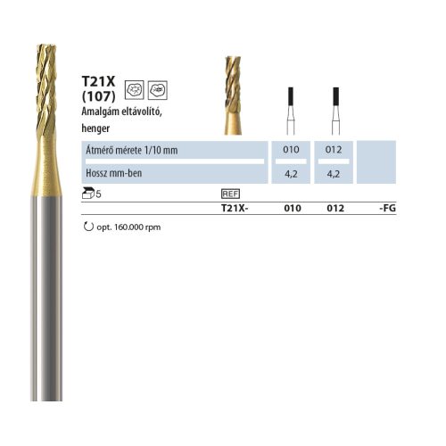 Tömés- és ragasztóanyag eltávolító T21X 010 FG NTI 5db