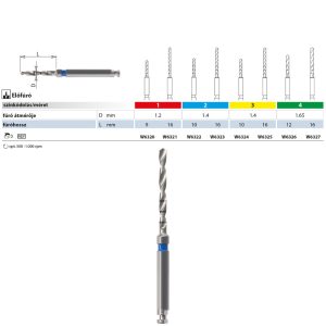 HeadMaster előfúró, hosszú NTI 3db