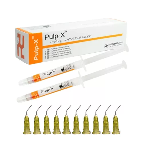 Pulp-X pulpa devitalizáló, fecskendős 2x3g+10db applikációs csőr