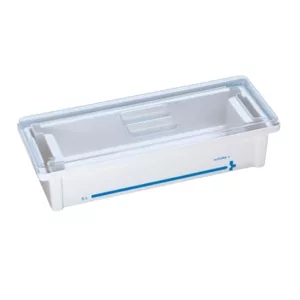   Műszer és eszközfertőtlenítő kád 5literes, átlátszó tetővel