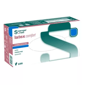 Sempercare Edition latex púdermentes gumikesztyű 100db 
