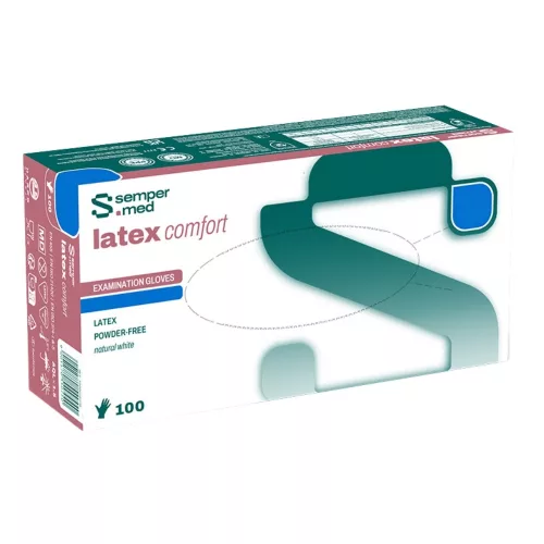 Sempercare Edition latex púdermentes gumikesztyű 100db 