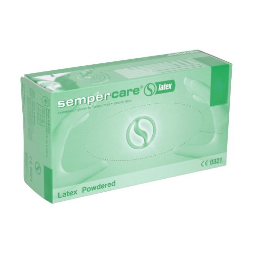 Sempercare latex púderezett gumikesztyű 90db XL