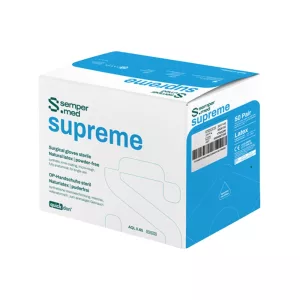 Sempermed Supreme púdermentes steril gumikesztyű 1pár 