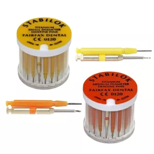 Stabilok titánium csap készlet 20db csap+1db előfúró