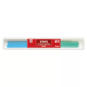 Polírozócsík, durva, kék-zöld 25db TOR