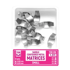   Szorítóhüvelyes domborított fémmatrica No.1 0.050mm kicsi 12db TOR