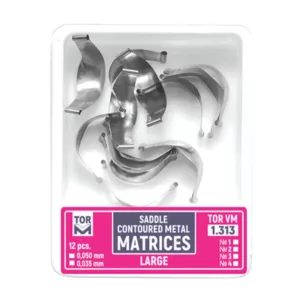   Szorítóhüvelyes domborított fémmatrica No.1 0.050mm nagy 12db TOR