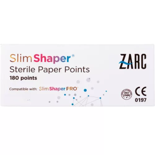 Papírcsúcs SlimShaper steril 180db Zarc