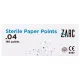 Papírcsúcs steril .04 180db Zarc
