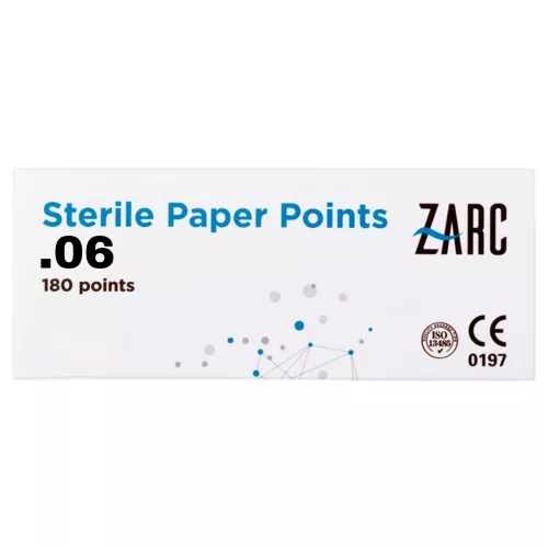 Papírcsúcs steril .06 180db Zarc